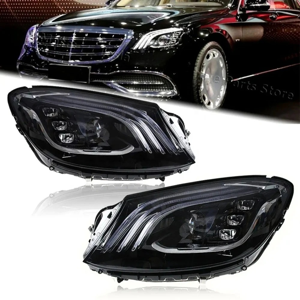 Factory Wholesale High Quality LED Headlights for  2014-2017 S-Class W222 Upgrade New Edition